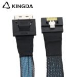 Fully enclosed anti-slip insertion anti-tilt insertion Slim SAS SFF 8654 8I (74P) to Oculink SFF 8611 8I High speed data Connection Cable