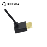 Ultra flexible and slim HDMI 2.1 8K Ultra High Speed Right Angle 90-degree upwards HDMI Cable 48Gbps Gold Plated Connector Ultra slim wire