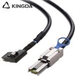 Right bend 90 degree Mini SAS HD SFF-8087 to SAS HD SFF-8088 Server Internal and External High-Speed Connection cables - Image 2
