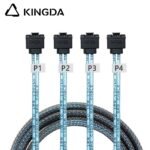 6 port 90 degree SATA 7P to 6 port 90-degree right angle SATA 7P female SSD high-speed connection cables