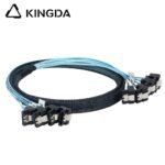 6 port 90 degree SATA 7P to 6 port 90-degree right angle SATA 7P female SSD high-speed connection cables - Image 2