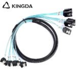6 port SATA 7P to 6 port 90-degree right angle SATA 7P female SSD high-speed connection cables - Image 3