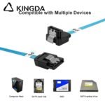 6 port SATA 7P to 6 port 90-degree right angle SATA 7P female SSD high-speed connection cables - Image 2