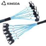 6 port SATA 7P to 6 port left turn left bend SATA 7P female SSD high-speed connection cables - Image 2