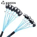 6 port SATA 7P to 6 port left turn left bend SATA 7P female SSD high-speed connection cables - Image 4
