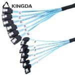 6 port SATA 7P to 6 port left turn left bend SATA 7P female SSD high-speed connection cables - Image 6