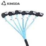 6 port SATA 7P to 6 port right turn right bend SATA 7P female SSD high-speed connection cables - Image 4
