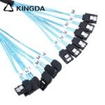 6 port SATA 7P to 6 port right turn right bend SATA 7P female SSD high-speed connection cables