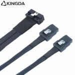 SAS 4.0 Low profile SFF 8654 8I (74P) TO dual SFF 8087 High speed data Connection Cable - Image 3