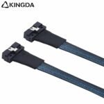 SAS 4.0 Low profile SFF 8654 8I (74P) Male TO male High speed data Connection Cable - Image 5