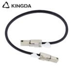 SAS HD 32P CAB-STACK-E server stacked with FlexStack switches and high-speed cable harness - Image 5