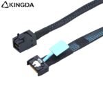 Slim SAS SFF 8654 MCIO 4I (38P) to MINI SAS HD SFF-8643 4i PCIE5.0 Data Connection Cable - Image 6