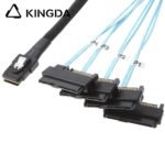 Mini SAS HD SFF-8087 to 4X SFF 8482 2-in-1High Speed Server Internal Connection Wire Harness - Image 4