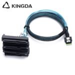Slim SAS SFF 8654 4I (38P) to 4 SFF 8482 2-IN-1 High speed data Connection Cable - Image 5