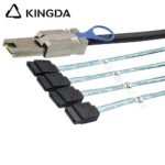 PCIE MINI SAS SFF-8088 26P to 4 SATA 7P without srping Server Connection Cable - Image 2