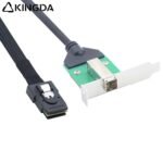 PCIE MINI SAS SFF-8644 36P female receptacle to SFF 8087 server Connection Cable - Image 2