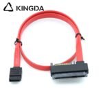 SATA 7P female without spring to SFF 8482 SAS 29 with SATA 15P red SSD high-speed connection cables - Image 5