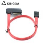 SATA 7P female without spring to SFF 8482 SAS 29 with SATA 15P red SSD high-speed connection cables - Image 4