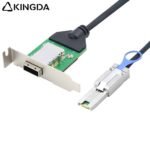 PCIE MINI SAS SFF-8088 26P Female receptacle to SFF 8088 male plug extension Server Connection Cable - Image 3