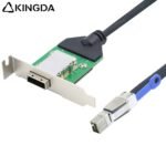 PCIE MINI SAS SFF-8088 26P Female receptacle to SFF 8644 male plug Server Connection Cable - Image 3