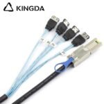 PCIE MINI SAS SFF-8088 26P to 4 E-SATA 7P Server Connection Cable - Image 3