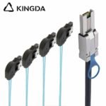 PCIE MINI SAS SFF-8088 26P to 4 right turn right bend SATA 7P Server Connection Cable - Image 3