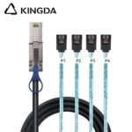 PCIE MINI SAS SFF-8088 26P to 4 SATA 7P Server Connection Cable - Image 3