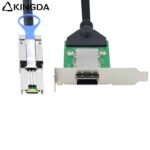 PCIE MINI SAS SFF-8088 26P Female receptacle to SFF 8088 male plug extension Server Connection Cable - Image 4
