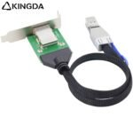 PCIE MINI SAS SFF-8088 26P Female receptacle to SFF 8644 male plug Server Connection Cable - Image 4