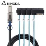 PCIE MINI SAS SFF-8088 26P to 4X SFF-8482 2-IN-1 Server Connection Cable - Image 4