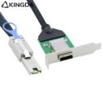 PCIE MINI SAS SFF-8088 26P Female receptacle to SFF 8088 male plug extension Server Connection Cable - Image 6