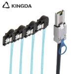 PCIE MINI SAS SFF-8088 26P to 4 left turn left bend SATA 7P Server Connection Cable - Image 4