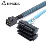 Mini SAS HD SFF-8643 to SFF 8482 2-IN-1 High Speed Server Internal Connection Wire Harness - Image 3