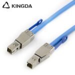 PCIE MINI SAS SFF-8644 36P male to SFF-8644 36P male Military blue server Connection Cable - Image 5