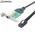 PCIE MINI SAS SFF-8644 36P female receptacle to SFF 8087 server Connection Cable - Image 3