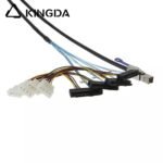 PCIE MINI SAS SFF-8644 36P to 4X SFF 8482 with 4p power Server Connection Cable - Image 4