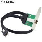 PCIE MINI SAS SFF-8644 36P female receptacle to SFF 8087 server Connection Cable - Image 4