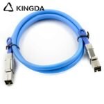 PCIE MINI SAS SFF-8644 36P male to SFF-8644 36P male Military blue server Connection Cable - Image 6