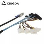 PCIE MINI SAS SFF-8644 36P to 4X SFF 8482 with 4p power Server Connection Cable - Image 6