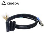 PCIE MINI SAS SFF-8644 36P to 4X SFF 8482 with 4p power Server Connection Cable - Image 5