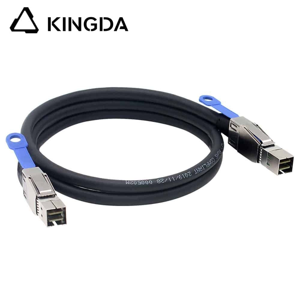 SFF-8644-to-SFF-8644-with-chipset.jpg PCIE MINI SAS SFF-8644 36P male to SFF-8644 36P male server Connection Cable - Image 1