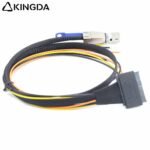 PCIE MINI SAS SFF-8644 36P to U.2 SFF 8639 with open power Server Connection Cable - Image 3