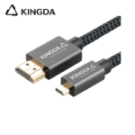 Premium 8K 60hz MICRO HDMI cable 4K 120Hz metal case HDMI 2.1 cable Micro Male to A Male laptop monitor Ultra flexible and Standard 8K 48Gbps HDMI D Type Cable