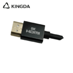 Premium 8K 60hz MICRO HDMI cable 4K 120Hz metal case HDMI 2.1 cable Micro Male to A Male laptop monitor Ultra flexible and Standard 8K 48Gbps HDMI D Type Cable
