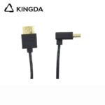 Ultra flexible and slim HDMI 2.1 8K Ultra High Speed Right Angle 90-degree upwards HDMI Cable 48Gbps Gold Plated Connector Ultra slim wire - Image 2