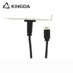 20Gbps USB 3.2 Gen 2 Key A Type E Male to USB Type C Female extension cable with front panel Mount Motherboard Header - Image 4