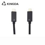 USB3.1 USB 3.2 5A 100W Type C  Male To USB C male 20Gb Gen 2 with E-mark Fast Charging High speed USB C ABS shell Cable