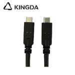 USB3.1 USB 3.2 5A 100W Type C  Male To USB C male 20Gb Gen 2 with E-mark Fast Charging High speed USB C PVC mold EMI case - Image 3