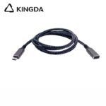 5A 100W Type C 20Gbps Gen2 USB 3.2 C Male to Female Extension Data Quick Charging High speed Metal Case aluminum case cable