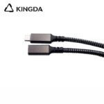 5A 100W Type C 20Gbps Gen2 USB 3.2 C Male to Female Extension Data Quick Charging High speed Metal Case aluminum case cable - Image 3